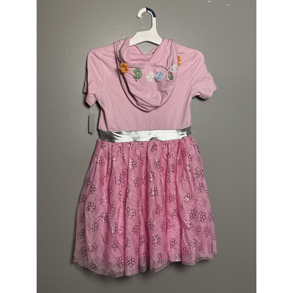 Bluey Character Girls Dress Pink Taffeta Tutu Hoodie Sz L (10/12) - Picture 2 of 5